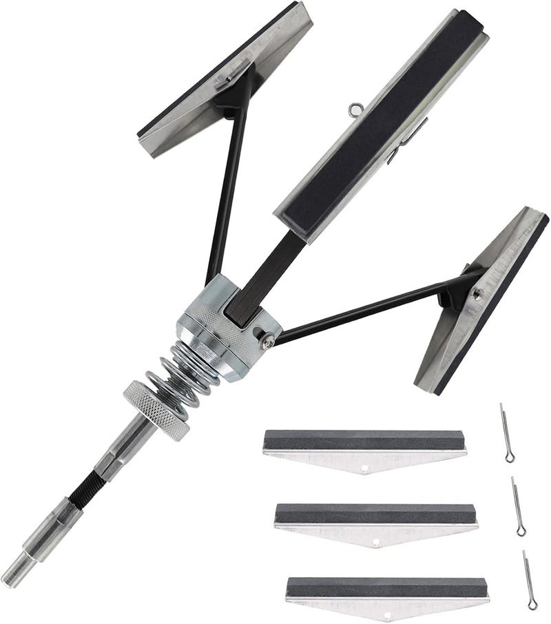 EADUTY Engine Cylinder Hone Tool 2"-7" Diameter Adjustable Deglazer Kit with 3-Piece 4" Long Stones 220 Grit - Image 1